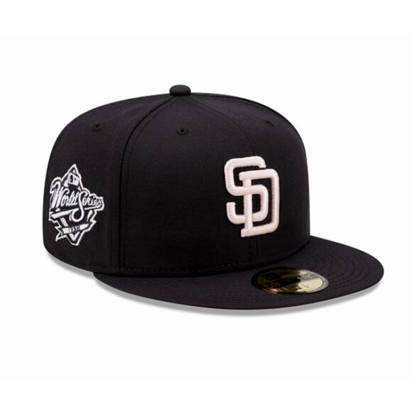 New Era San Diego Padres MLB World Series 59FIFTY Fitted Hat Size 7 1/4 - Picture 1 of 10